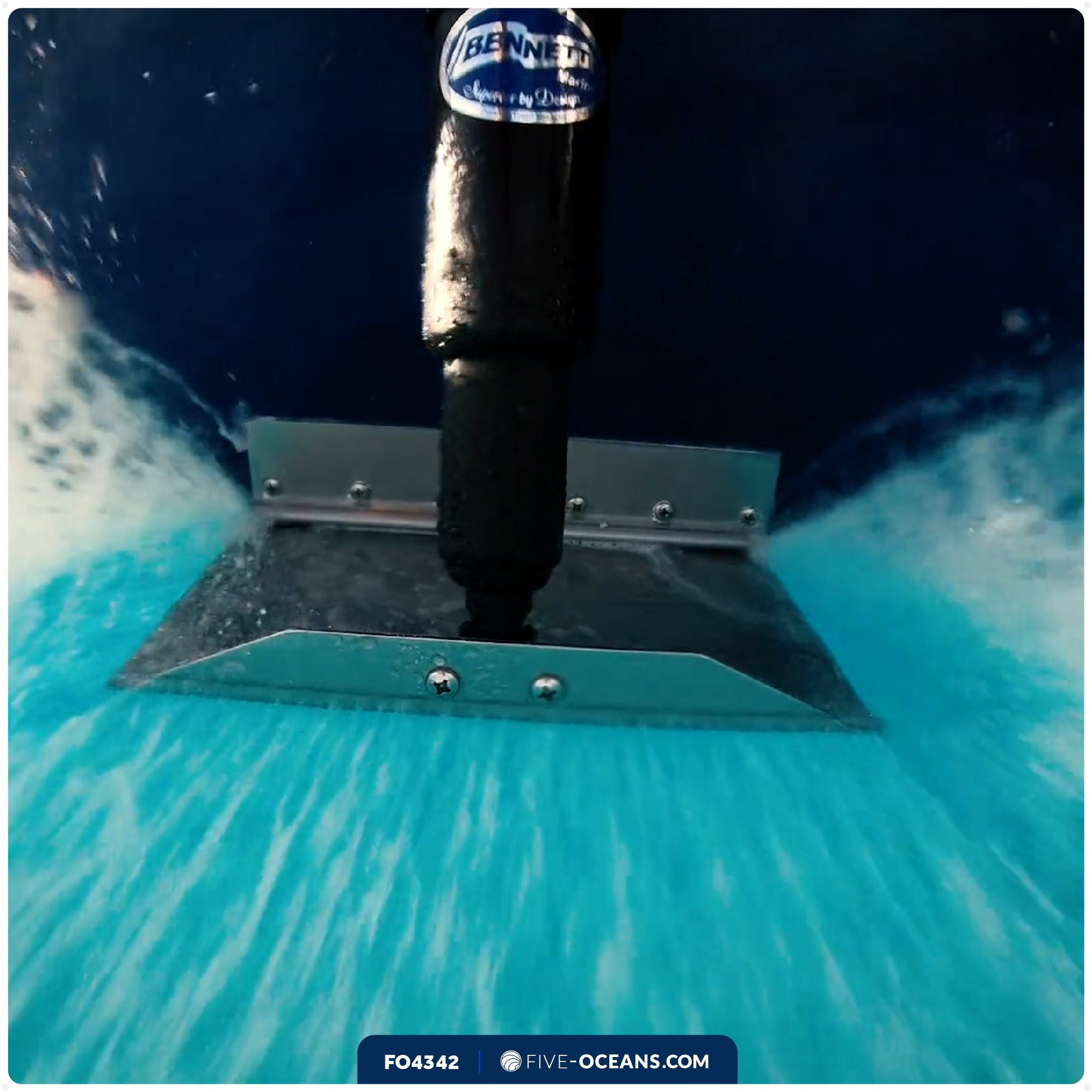 Electric Trim Tab System Actuator, Adjustable Upper Hinge - BEA3000, 12V - FO4342