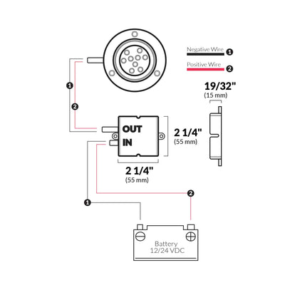 LED Underwater Light Driver Transformer 10/30V - 580mamp - FO4376 - Five Oceans