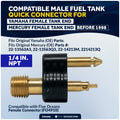 1/4" NPT Fuel Tank Connector for All Yamaha & Mercury Tank End (Pre-1998) - FO4408 - Five Oceans