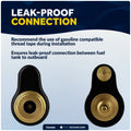 1/4" Fuel Tank Connector for Mercury Tank End (Post-1998) - FO4409 - Five Oceans