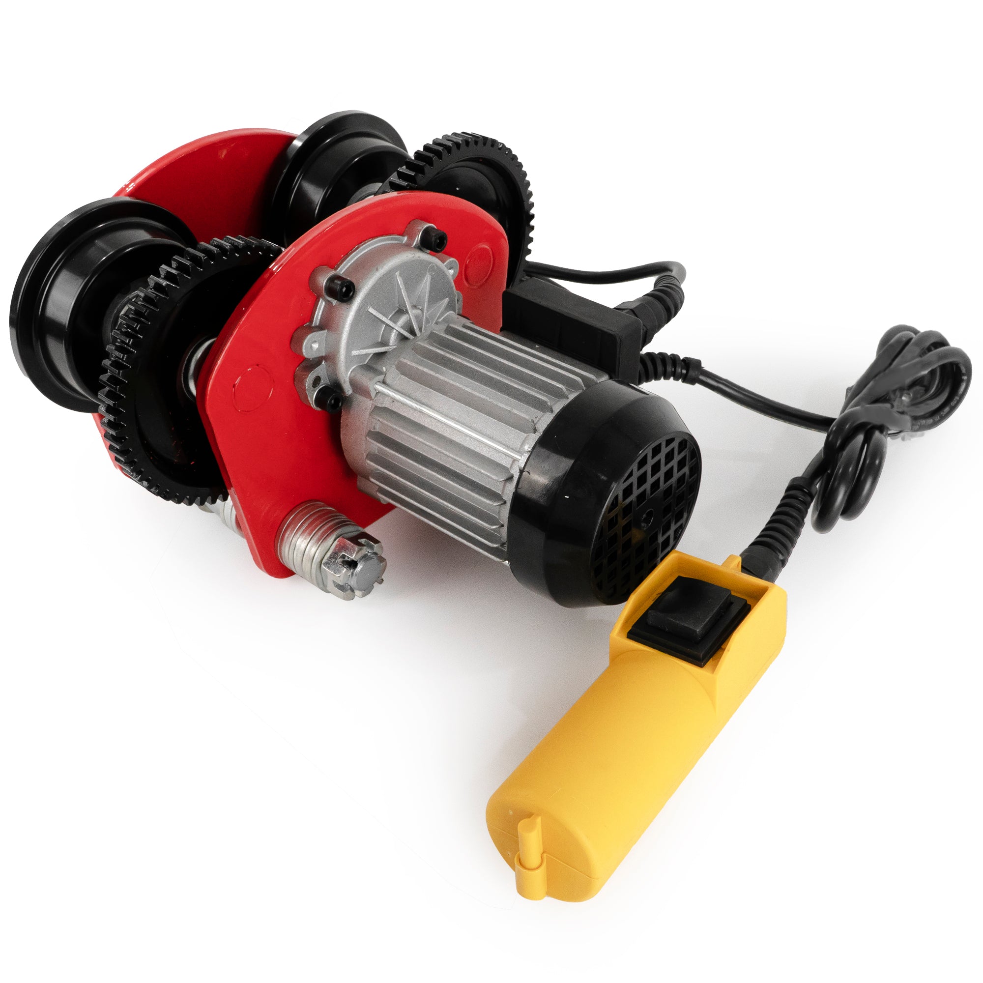 Electric Hoist Trolley Up to 2200 lb (1 ton),  6 ft Remote Control, 120 Volts / 60 hz, 220 W power - FO4412 - Five Oceans
