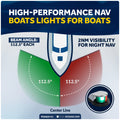 LED Bi-Color & Anchor Navigation Light Kit, 12V DC - 2NM