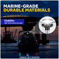 LED Bi-Color & Anchor Navigation Light Kit, 12V DC - 2NM