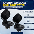 Up/Down Windlass Foot Switch, 12V - FO4430-M2 - Five Oceans