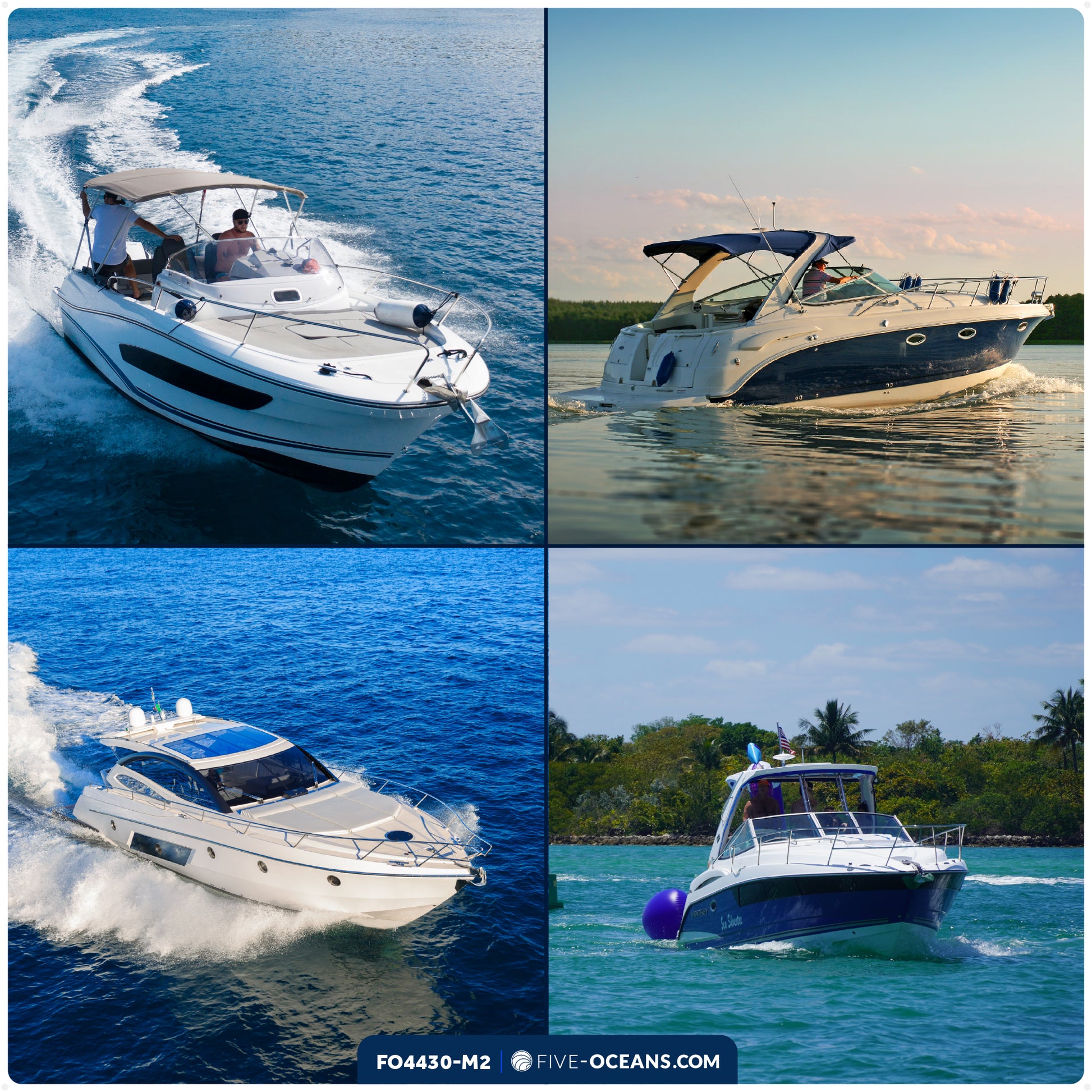 Up/Down Windlass Foot Switch, 12V - FO4430-M2 - Five Oceans