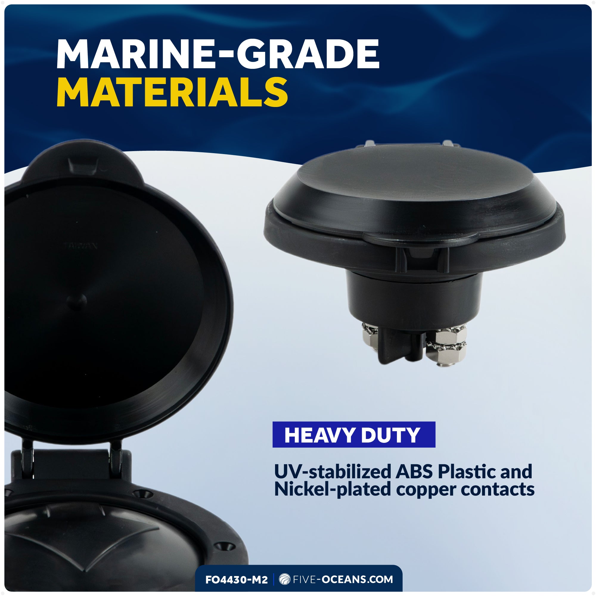 Up/Down Windlass Foot Switch, 12V - FO4430-M2 - Five Oceans