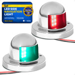LED Bow Light set, Red and Green, Horizontal - FO4431-C1 - Five Oceans
