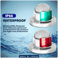 LED Navigation Side Lights - Horizontal Mount, 12V - 2NM - FO4431-C1 - Five Oceans