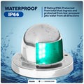 LED Bow Light, Green, Horizontal, 12V - FO4431 - Five Oceans
