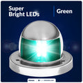 LED Bow Light, Green, Horizontal, 12V - FO4431 - Five Oceans
