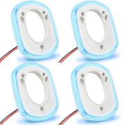Rod Holder Accent Bezel Ring with Blue LED, 12V, 4-Pack – FO4433-M4