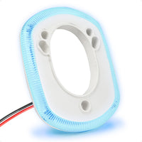 Rod Holder Accent Bezel Ring with Blue LED, 12V