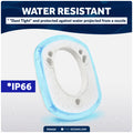 Rod Holder Accent Bezel Ring with Blue LED, 12V – FO4433 - Five Oceans