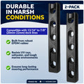 Mooring Snubber for Dock Lines, Fits 13/16" - 7/8" Rope, Rubber, 2-Pack - FO4435-M2 - Five Oceans