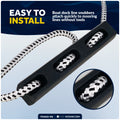 Mooring Snubber for Dock Lines, Fits 13/16" - 7/8" Rope, Rubber, 2-Pack - FO4435-M2 - Five Oceans