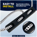 Mooring Snubber for Dock Lines, Fits 13/16" - 7/8" Rope, Rubber - FO4435 - Five Oceans