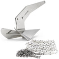 13 Lb / 6 Kg. Delta Anchor Kit for Windlass Systems, AISI316 Stainless Steel