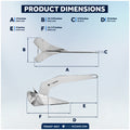 13 Lb / 6 Kg. Delta Anchor Kit for Windlass Systems, AISI316 Stainless Steel