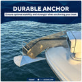 13 Lb / 6 Kg. Delta Anchor, AISI316 Stainless Steel - FO4447 - Five Oceans