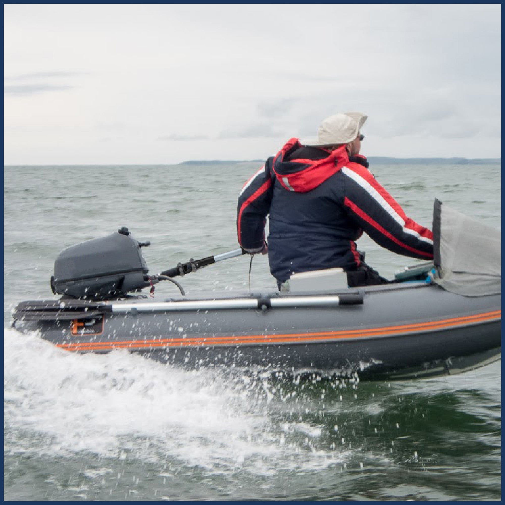 Tiller Handle Extension for Outboard, Extends from 25" to 40" - FO4455 - Five Oceans