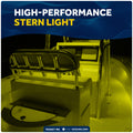 1-13/16" Square LED Surface-Mount Courtesy / Companionway Light, Warm White, 12V, 2-Pack - FO4457-M2 - Five Oceans