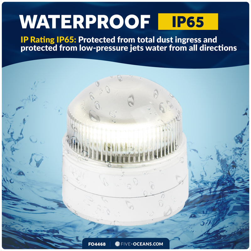 LED Anchor Navigation Light, Fixed Mount, 12V DC - 2NM
