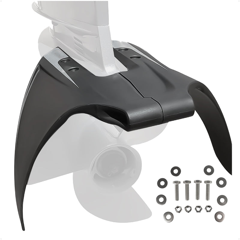Hydrofoil for Outboard Motors 40-250HP, Black - FO4469 - Five Oceans