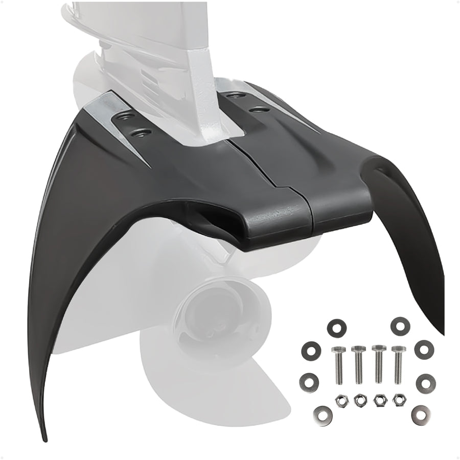 Hydrofoil for Outboard Motors 40-250HP, Black - FO4469 - Five Oceans