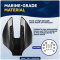 Hydrofoil for Outboard Motors 40-250HP, Black - FO4469 - Five Oceans