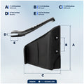 Hydrofoil for Outboard Motors Up to 50HP, Black - FO4470 - Five Oceans
