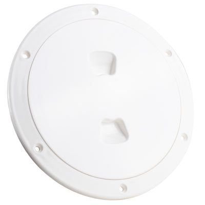 Deck Plate, Round Screw-in, Off-White - Five Oceans