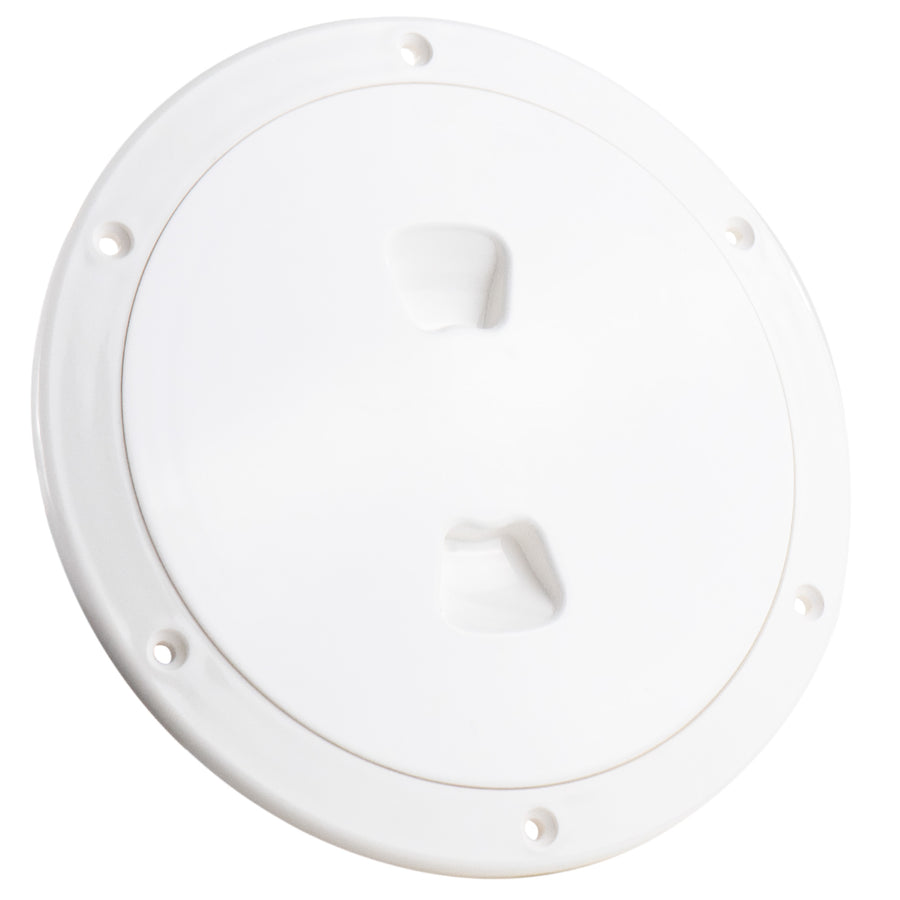 Deck Plate, Round Screw-in, Off-White - Five Oceans