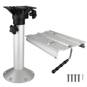 Adjustable Seat Pedestal and Locking Slide Kit, Aluminum - FO4476-4478-KIT - Five Oceans