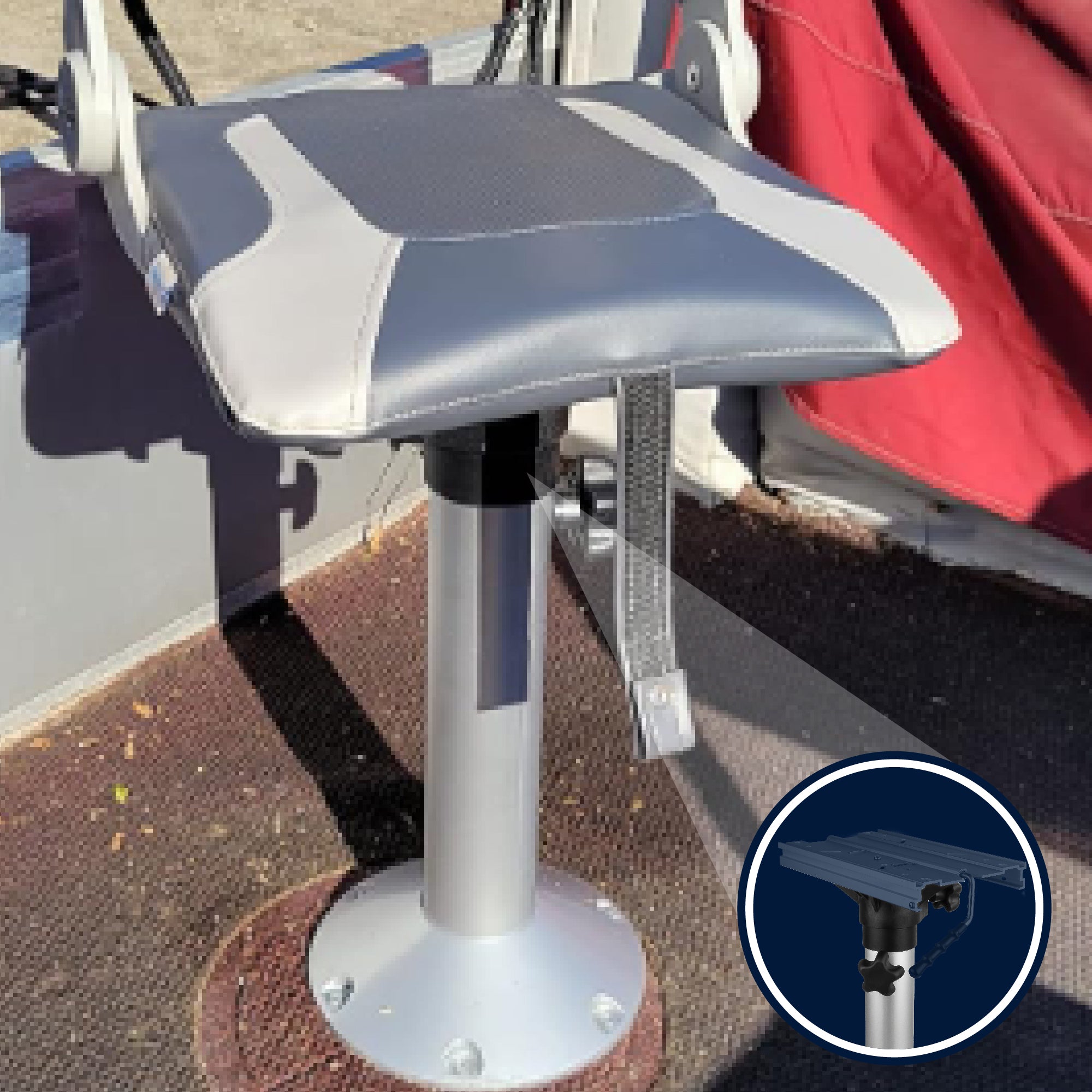 Boat Seat Pedestals, Adjustable from 19 to 25 - FO4476