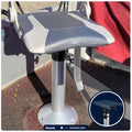 Seat Pedestal, Adjustable from 19" to 25" Height, Aluminum - FO4476 - Five Oceans