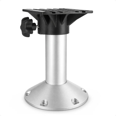 Seat Pedestal, Fixed Height 12", Aluminum - Five Oceans