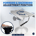 Seat Slide with Locking Mechanism, Aluminum - FO4478 - Five Oceans