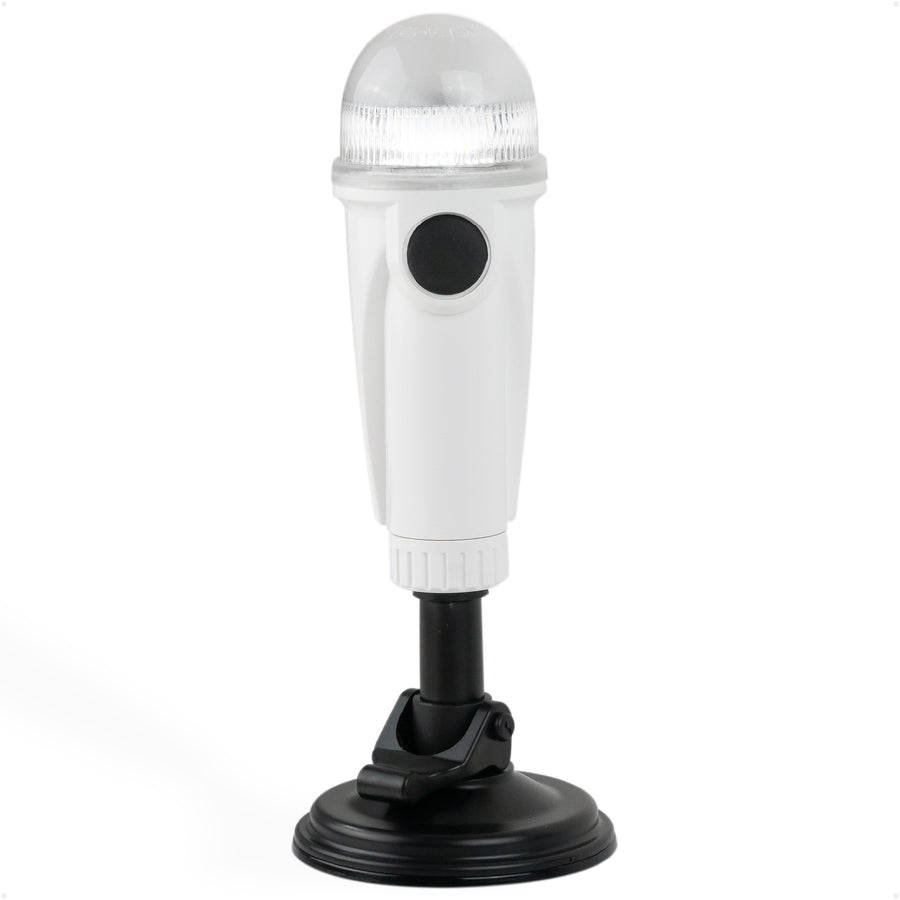 8" LED Anchor Navigation Light with Suction Cup, Battery-Powered - 2NM