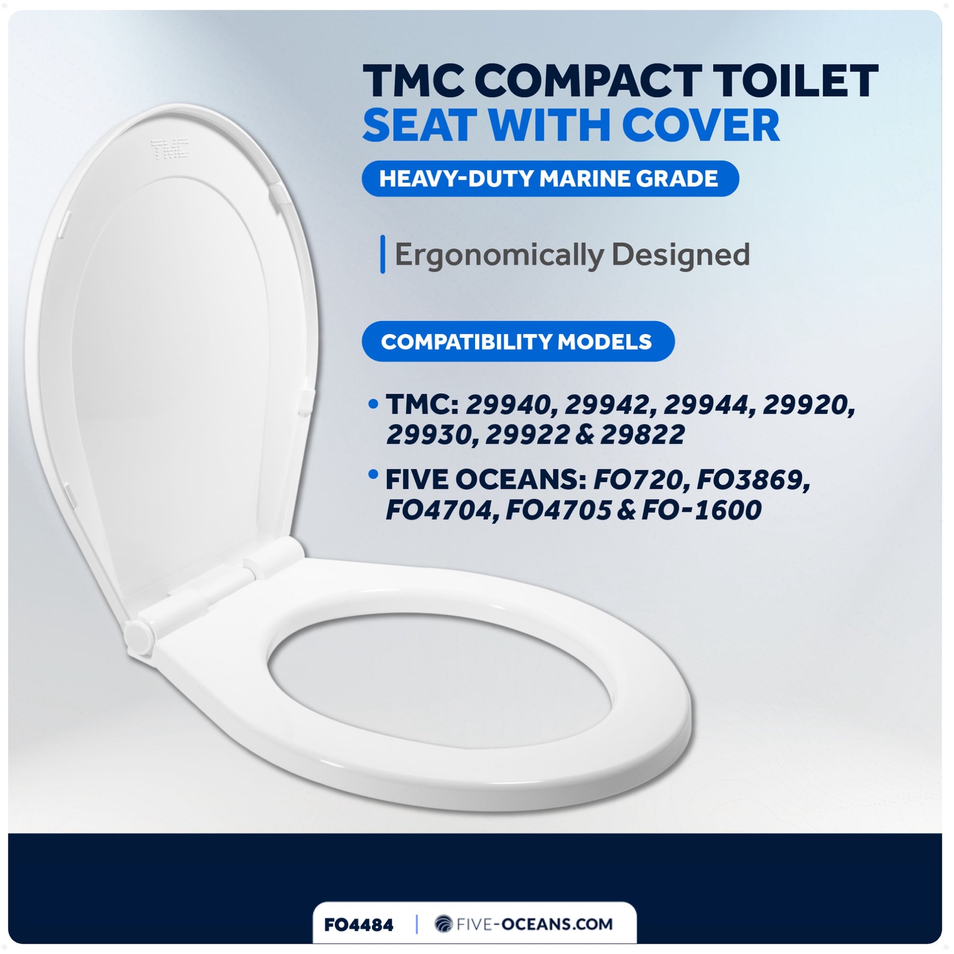 TMC Toilet Seat with Cover - FO4484 - Five Oceans