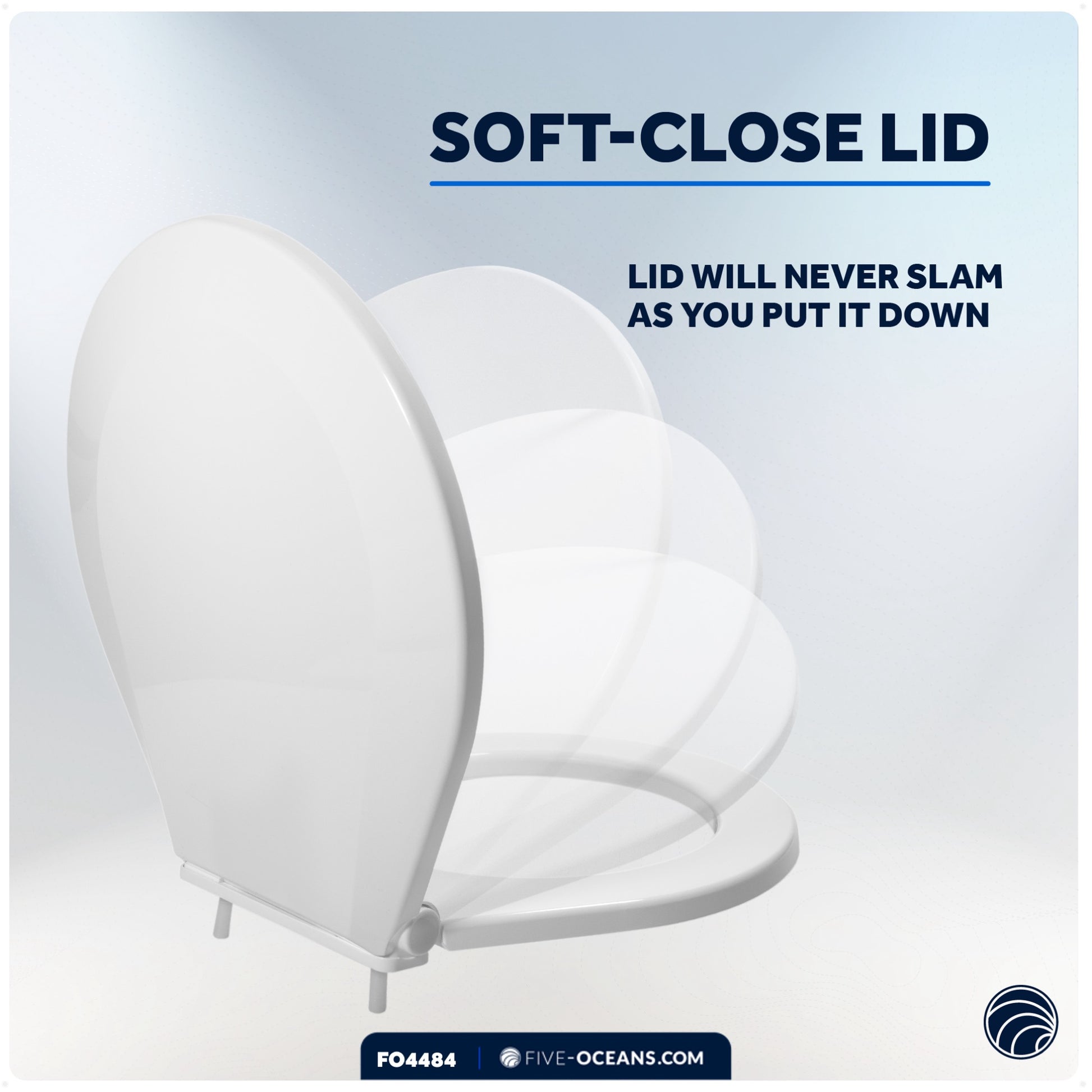 TMC Toilet Seat with Cover - FO4484 - Five Oceans