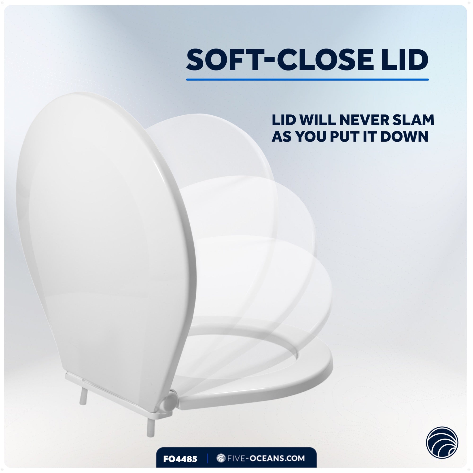 TMC Deluxe Toilet Seat with Cover - FO4485 - Five Oceans
