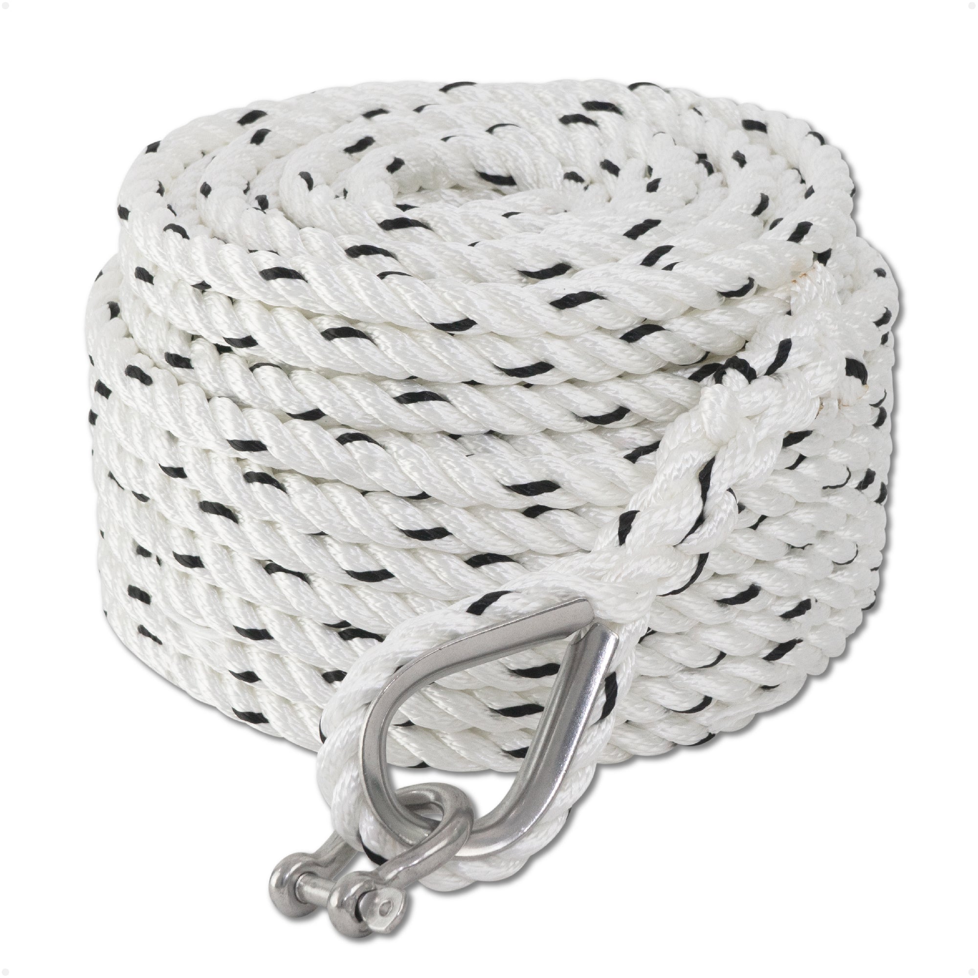 9/16" x 150' Premium 3-Strand Nylon Anchor Line - FO4487-C150 - Five Oceans