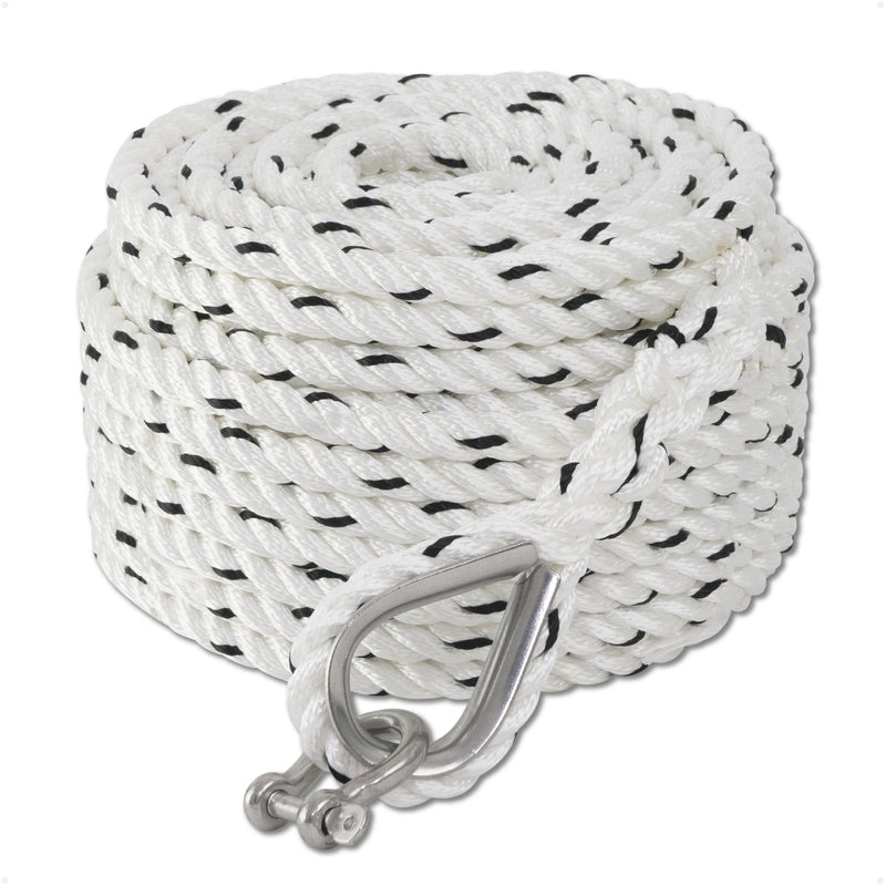 5/8" x 100' Premium 3-Strand Nylon Anchor Line - FO4488-C100 - Five Oceans