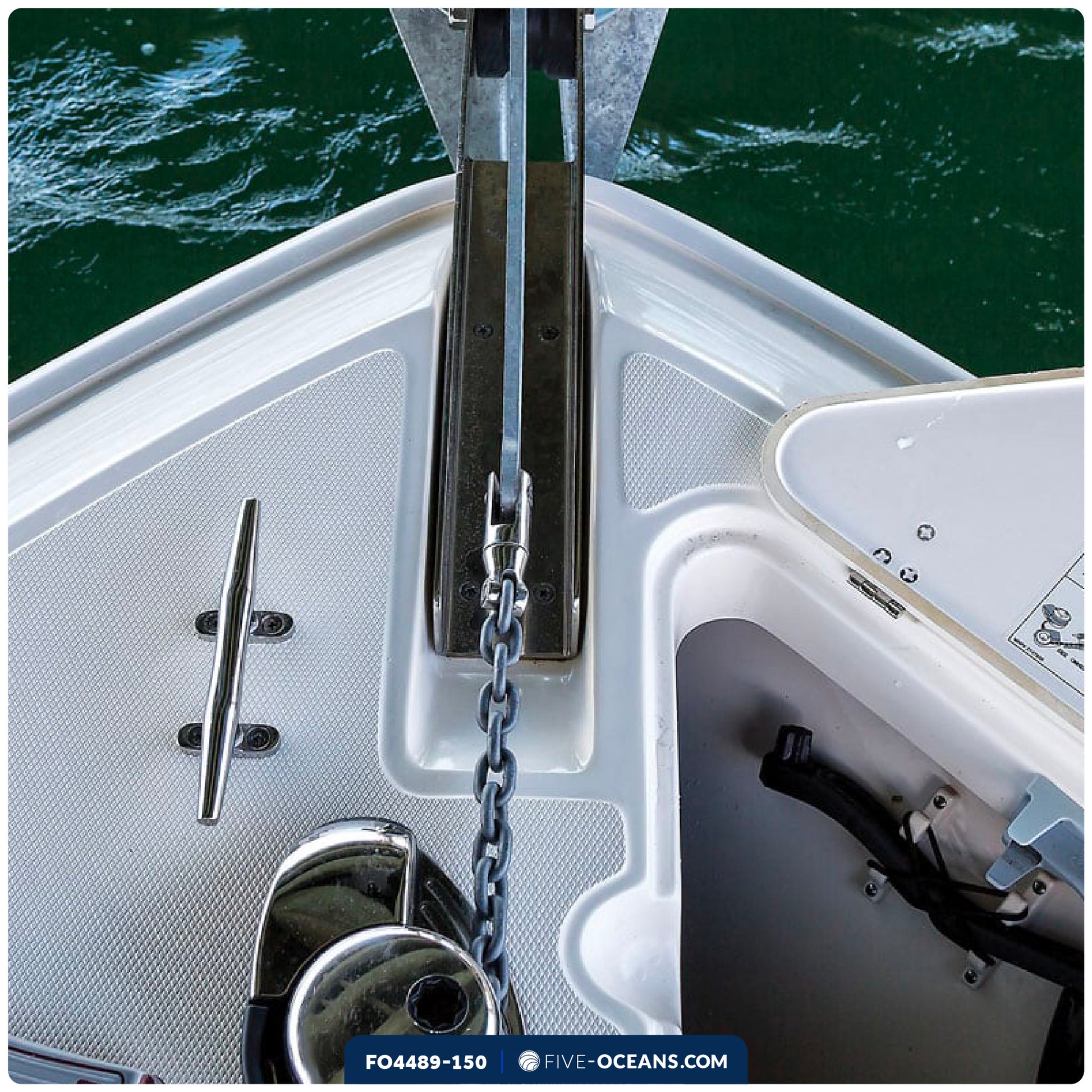 Windlass Anchor Chain 1/4" x 150' HT G4 - Galvanized Steel - FO4489-M150 - Five Oceans