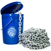 Windlass Anchor Chain 3/8" x 90' HT G4 - Galvanized Steel - FO4491-M90 - Five Oceans