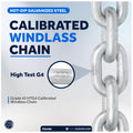Windlass Anchor Chain 3/8" HT G4 - Galvanized Steel - (Per Foot) - FO4491 - Five Oceans