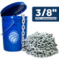 Windlass Anchor Chain 3/8" HT G4 - Galvanized Steel - (Per Foot) - FO4491 - Five Oceans