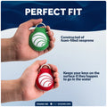 Floating Neoprene Keychain Set - 4495-GR - Five Oceans
