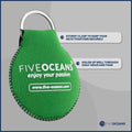 Floating Neoprene Keychain, Green - FO4495-G - Five Oceans