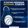 Floating Neoprene Keychain, Green - FO4495-G - Five Oceans